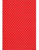 SLIM5359-11 Chemisette rouge à motifs en slim fit