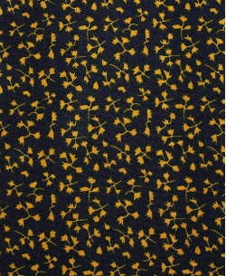 1506225-13 Blue & mustard shirt VELVETY prints comfort fit