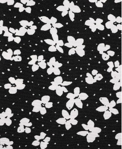 1506225-09 Black & white  shirt PRADERA prints comfort fit