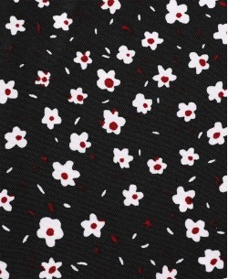 SLIM5038-14 Slim fit black shirt YARD prints