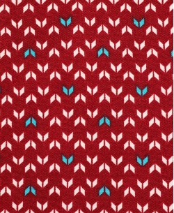 SLIM5038-02 Slim fit red shirt REED prints