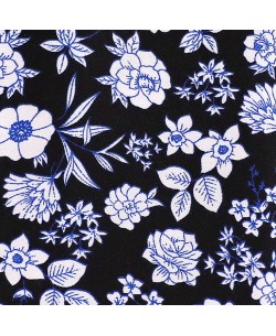SLIM5043-14 Slim fit navy blue shirt GLORY prints