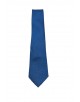 CRP-314 Cravate bleue à rayures avec pochette - 7 cm