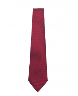 CRP-316 Burgundy printed tie & handkerchief - 7cm