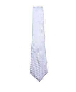 CRP-338 Light grey printed tie & handkerchief - 7cm