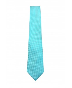 CRP-340 Light green printed tie & handkerchief - 7cm
