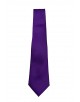 CRP-348 Cravate violette avec pochette - 7 cm
