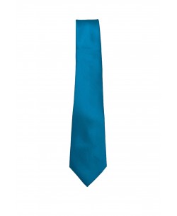 CRP-351 Gloss blue tie & handkerchief - 7cm