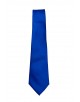 CRP-353 Cravate bleu roy avec pochette - 7 cm