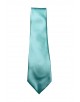 CRP-361 Cravate vert d'eau avec pochette - 7 cm