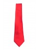 CRP-365 Cravate rouge avec pochette - 7 cm