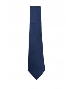 CRP-368 Navy blue tie & handkerchief - 7cm
