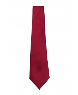CRP-369 Burgundy tie & handkerchief - 7cm