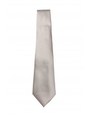 CRP-370 Cravate ivoire avec pochette - 7 cm