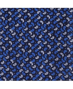 1506230-09 Blue shirt PAISLEY prints comfort fit