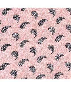 1506231-08 Pink shirt PAISLEY prints comfort fit