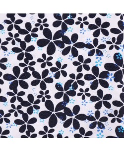 SLIM5045-11 Slim fit white shirt FIORELLINI prints