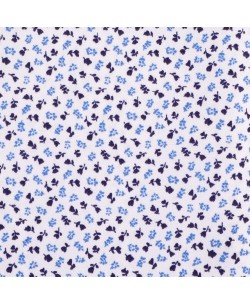 SLIM5045-09 Slim fit white shirt LABHY prints