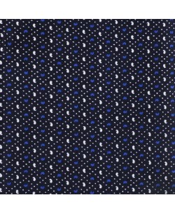 SLIM5046-01 Slim fit blue shirt PAISLEY prints