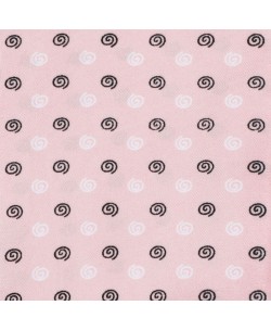 SLIM5046-11 Chemise rose slim fit motifs CERCHIO