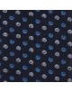SLIM5046-13 Chemise bleu marine slim fit motifs CERCHIO