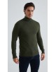 YE-6741-217 Pull col roulé kaki YE-6741-217 Pull col roulé kaki