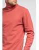 YE-6741-207 Pull col roulé terracotta