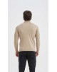 YE-6741-201 Pull col roulé beige