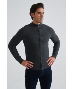 YE-6804-01 Gilet 100 % coton - Anthracite