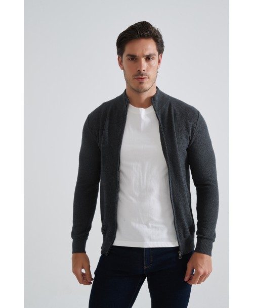 YE-6804-01 Gilet 100 % coton - Anthracite