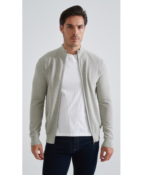 YE-6804-09 Gilet 100 % coton - Gris