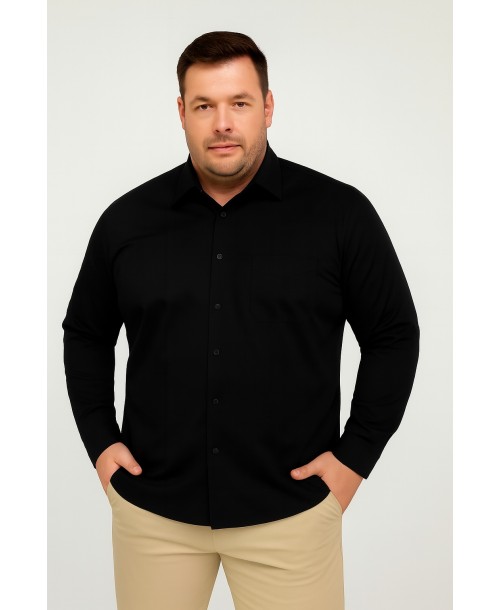 7001-10 Chemise noire 2XL au 5XL