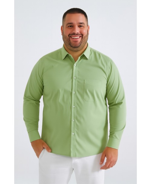7001-87 Chemise vert sauge 2XL au 5XL