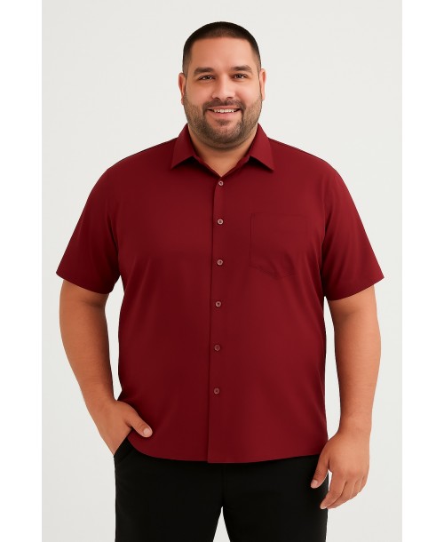 7301-73 Chemisette bordeaux 2XL au 5XL