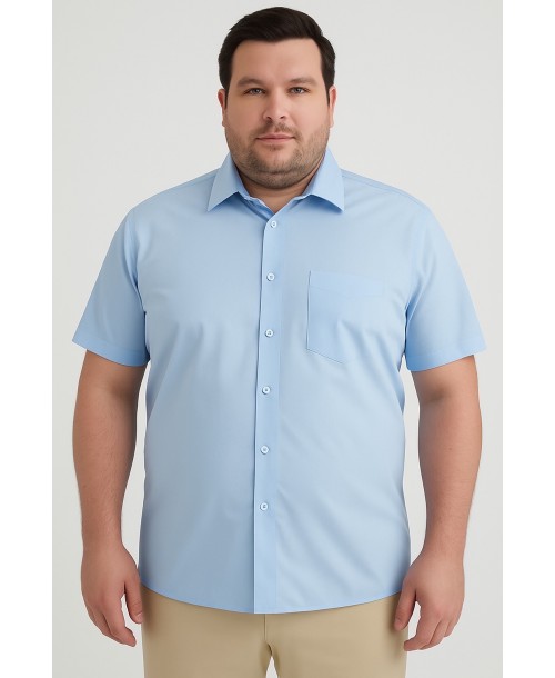 7301-78 Chemisette bleu ciel 2XL au 5XL