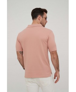 YE-8847-16 Adjusted fit polo in nude
