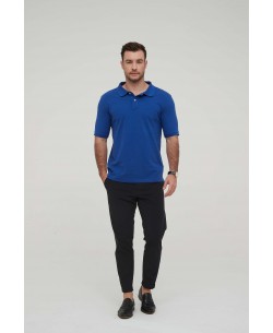 YE-8847-15 Adjusted fit polo in royal blue