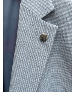 BLZ-011 Blazer à coudières - Bleu clair