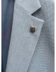BLZ-011 Blazer à coudières - Bleu clair
