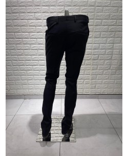 P810-1 Black trouser stretch slim fit