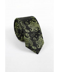 CRHQ-583 Green satin tie 