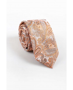 CRHQ-585 Orange satin tie 