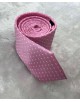 CRHQ-54 Cravate rose à motifs CHIC