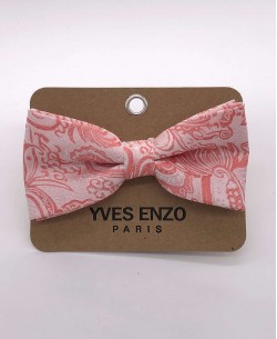 NP-435 Pink bow tie PAISLEY prints