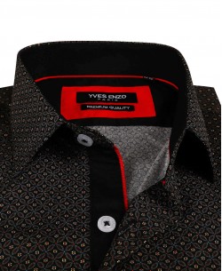 ENZO-208-29 STRETCH shirt digital prints comfort fit