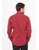 ENZO-043-73 Chemise slim fit STRETCH rouge bordeaux