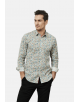 ENZO105-5 Chemise STRETCH motifs CARS en slim fit