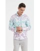 ENZO-111-23 Chemise "PREMIUM" à motifs coupe ajustée