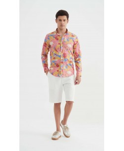 ENZO-112-05 Chemise "PREMIUM" à motifs coupe ajustée
