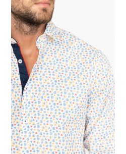 ENZO207-6 STRETCH shirt SHADES prints comfort fit